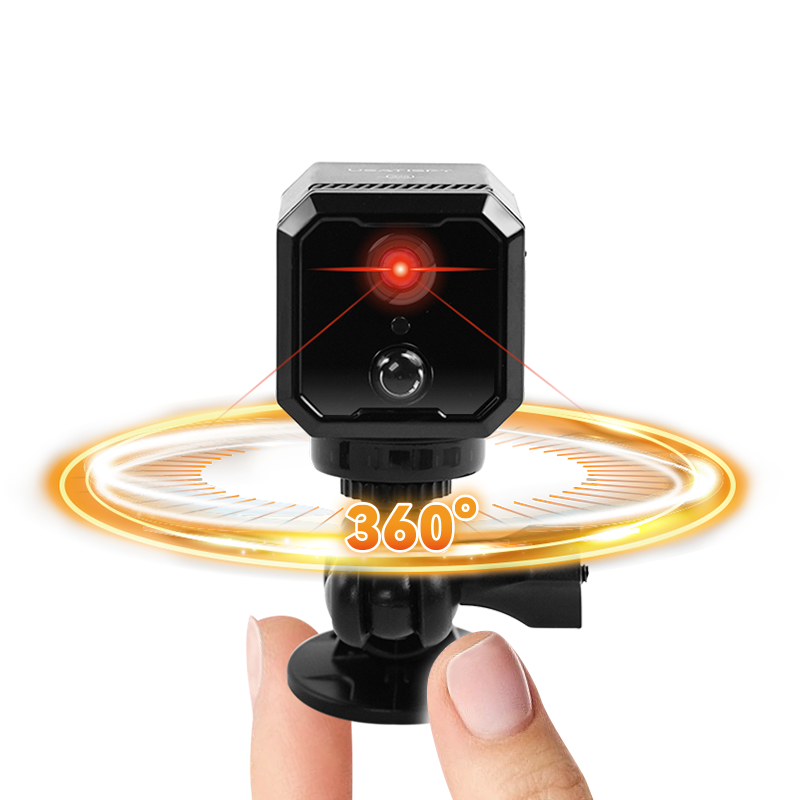 America USATISFY|Micro Cordless Installation Free 360° Cruise Panoramic Detective Household Intercom HD Camcorder Pro 3.0|TKSBIZ
